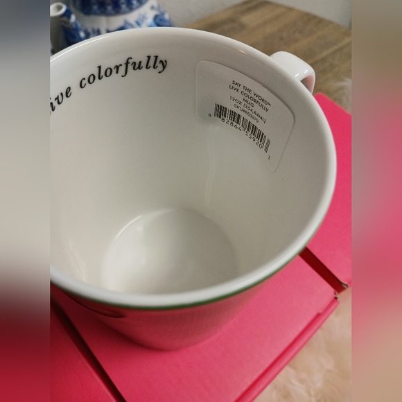 Live colorfully Kate Spade mug - Picture 2 of 2